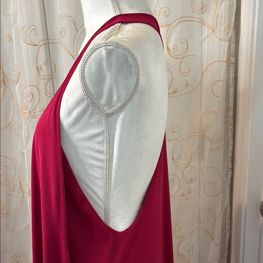 Lululemon Athletica Red Sleeveless Scoop Neck Sundress - Picture 5 of 8